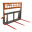 Berlon Bale Spear Carriage Skid Steer Attachment | HW Part Store