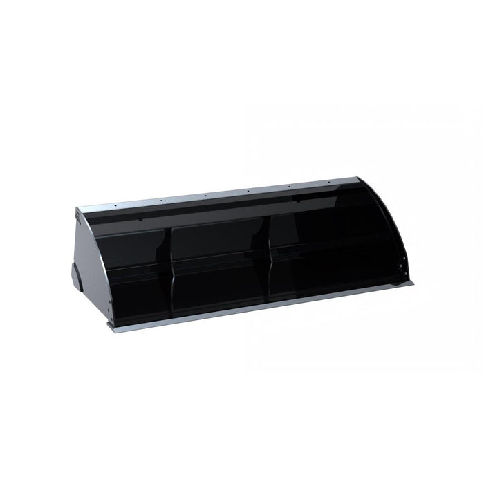Rock Solid Heavy Duty Low Profile Extended Lip Utility Skid Steer Bucket | HW Part Store
