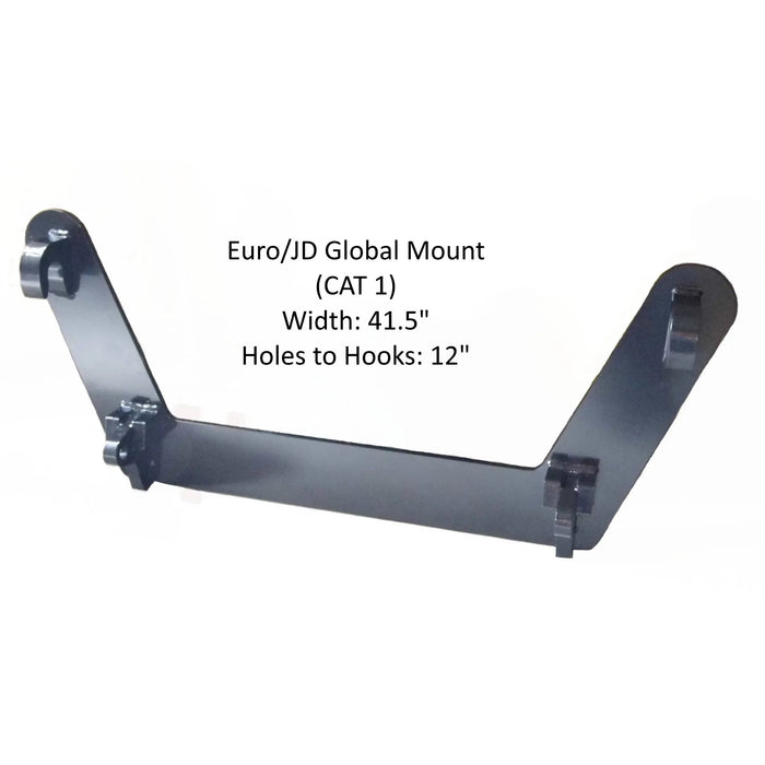 Berlon Material Pusher Skid Steer Attachment | HW Part Store